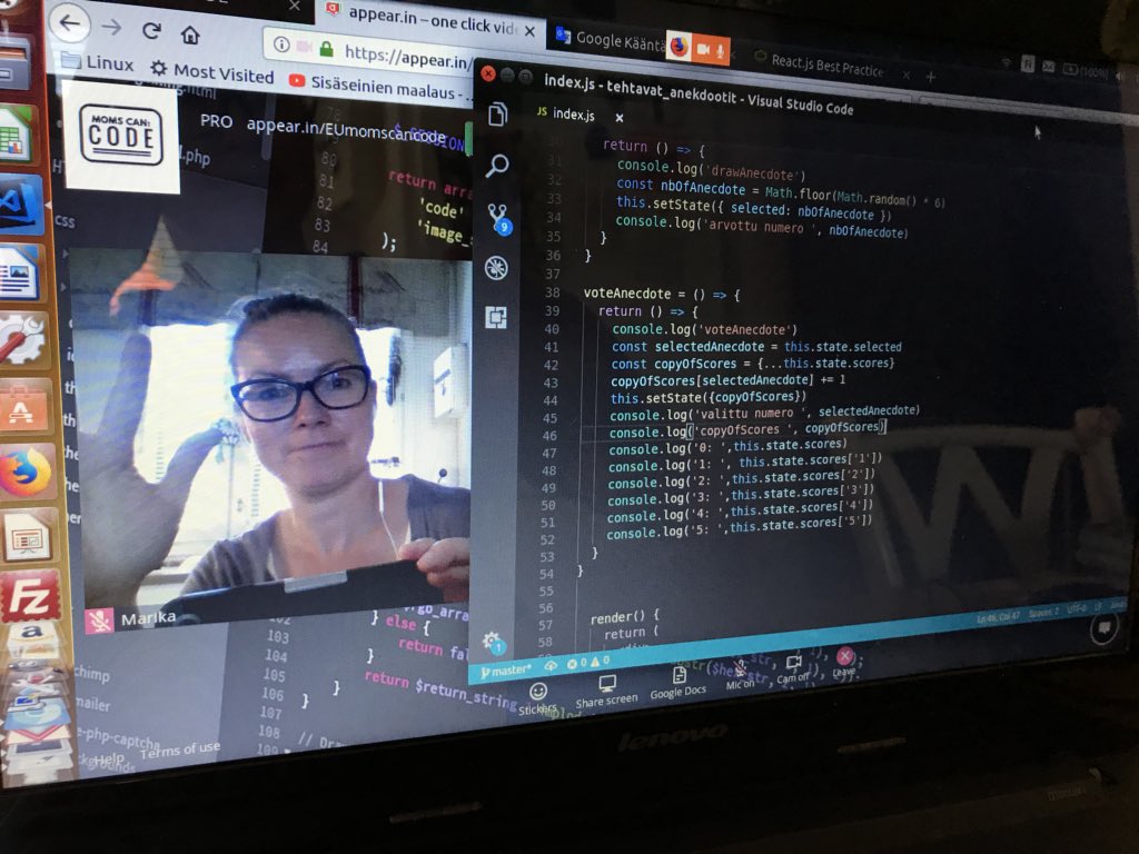 codeformylife's tweet image. 💻Coworking with @kudacoder ❤️ #learntocode can be lonely, but it’s lot more fun, if you are surrounded by other #codingmoms ! Thank you @MomsCanCodePgh 🌸 for offering a platform for the #coworking hours! #momscancode #coding #R2D5