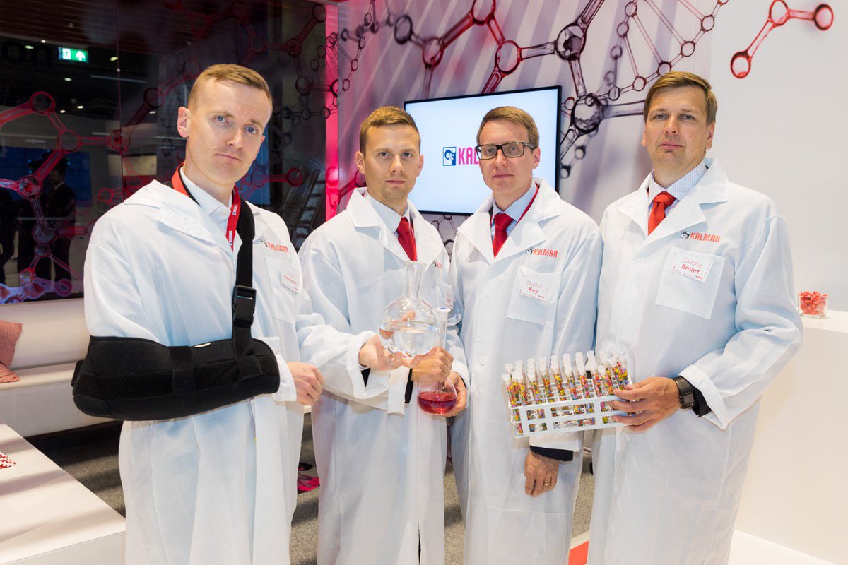 Kalmarglobal's tweet photo. Meet the Doctors Automation, Yard, Key and Smart! They are here at our main stand F50 to help you solve industry challenges or problems in the Kalmar Innovation Lab sessions.
#KalmarInnovationLab @TOCWorldwide #TOCEurope https://t.co/r7NClGs5CA