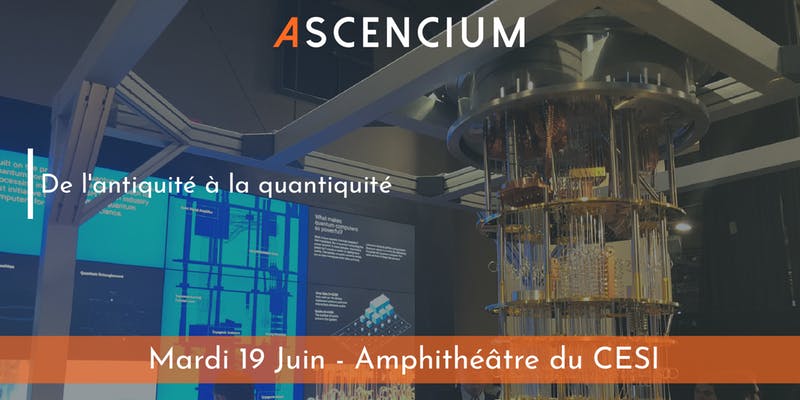 Ascencium_io's tweet photo. #TALK12 // Mardi 19 Juin 

Ascencium revient mardi prochain ! 

Youssef Zaagougui, étudiant en première année à l'@eXiaCesiRouen vous confiera les promesses de l'ordinateur quantique.

Prenez vite vos places 👇🏽😎
https://t.co/lmRk1ALTn4

#SaveTheDate https://t.co/ChkLktz4Ff