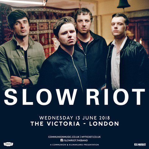 VICTORIADALSTON's tweet photo. 💥Tomorrow, WED 13 JUN at The Victoria @Slow_Riot_Band 7.30PM /£7adv https://t.co/XPq6WNfpe5 / RSVP https://t.co/XPq6WNfpe5 💥 “A heady mix of layered atmospherics and fuzzy pop that bodes well for the future” – Drowned in Sound. #slowriot #victoriadalston #dalstongigs https://t.co/l59vP7Ssd6