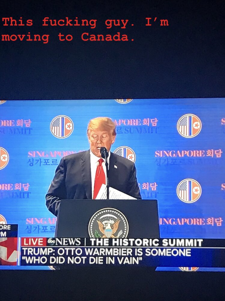 lizzieveeb's tweet photo. #immovingtocanada #whatdenirosaid #TrumpKim https://t.co/Tzu5g0ttLm