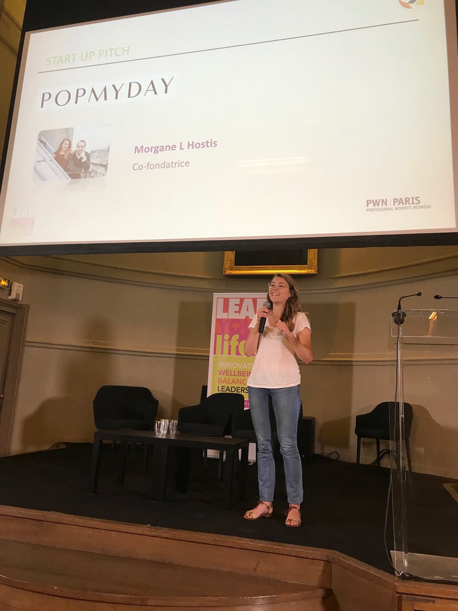 ⁦<a href="/Popmyday/">Popmyday</a>⁩ ⁦<a href="/morganelhostis/">Morgane L Hostis</a>⁩ un exemple d’audace pour lancer sa start-up #PWNLeadYourLife ⁦<a href="/PWNParis/">PWN Paris</a>⁩ @I_Guidat