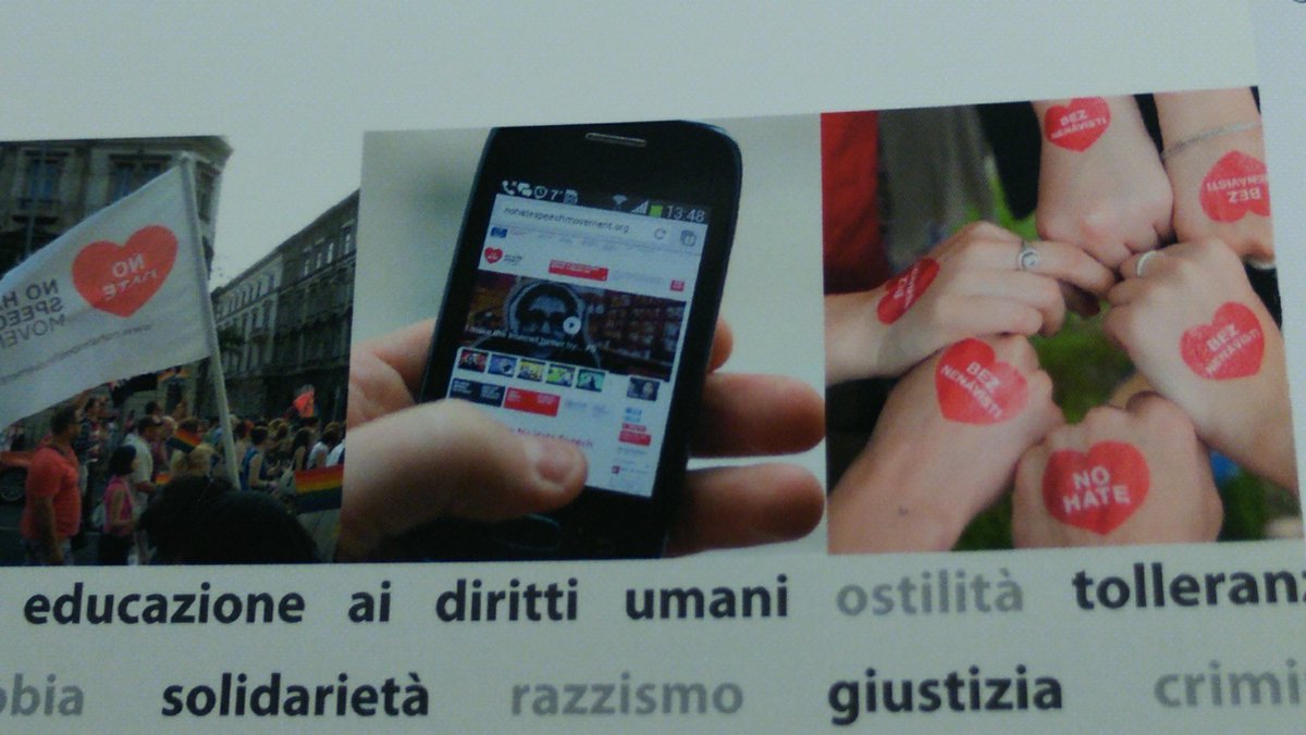 Launchin Bookmarks in Italian at the Presidenza del Consiglio dei Ministri in Rome.  A small and important step for human rights education and to combat hate speech in Italy.  @nohate_speech <a href="/CoE/">Council of Europe</a> #HRE #nohate