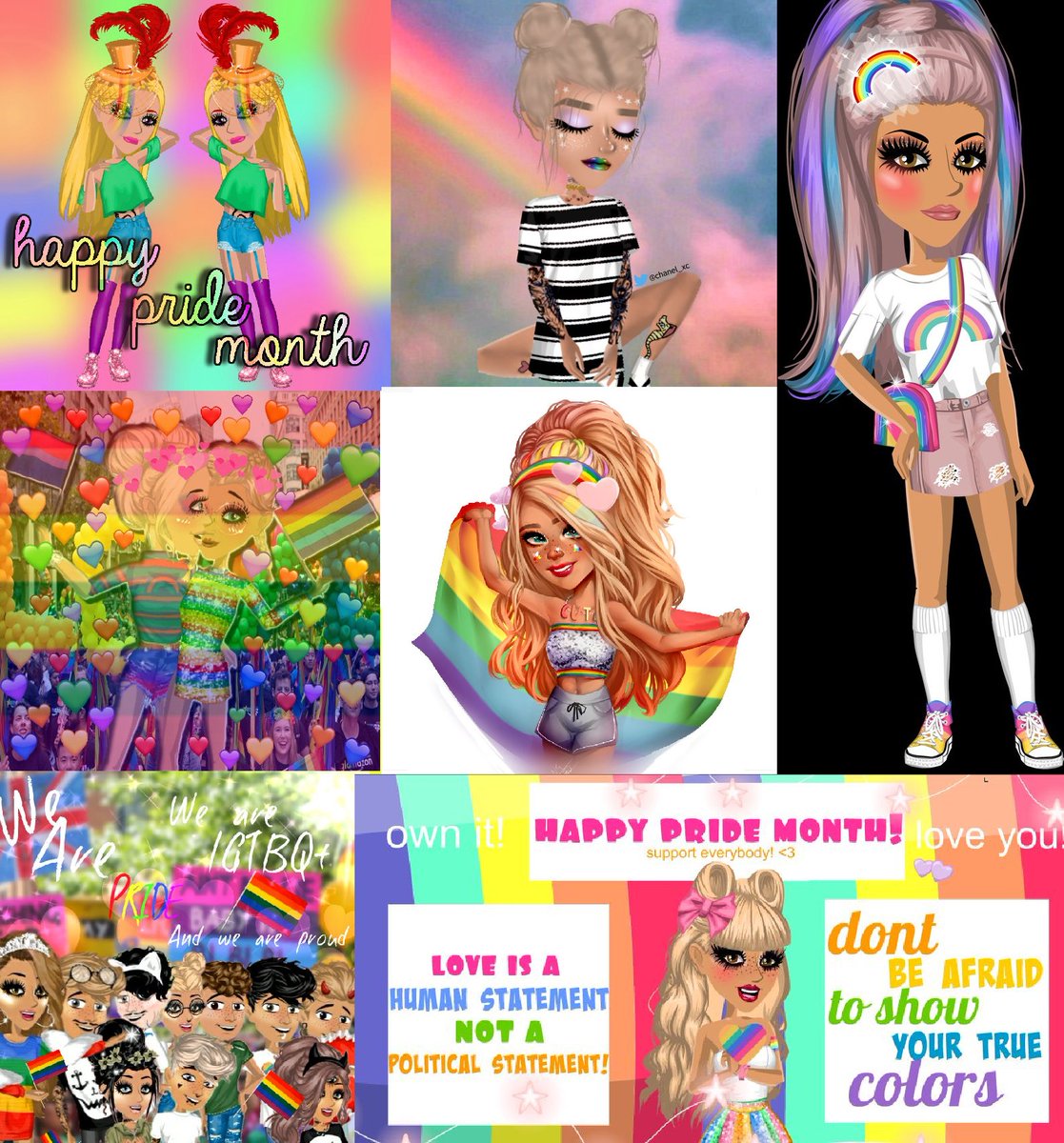 MSP_world's tweet photo. Happy pride month everyone! Thank you for using MovieStarPlanet to spread the love! Be who you wanna be! We feel the love and #MSPpride! #lovelislove #pride
🌈❤️🧡💛💚💙💜
Shoutout to:
@ImGeorgia1231
@chanel_xc
@OfficialHelenii
@xXAriDibellaXx
@krissymsp
@ColoursDull
@liasha7 https://t.co/dpHgdEEuDo