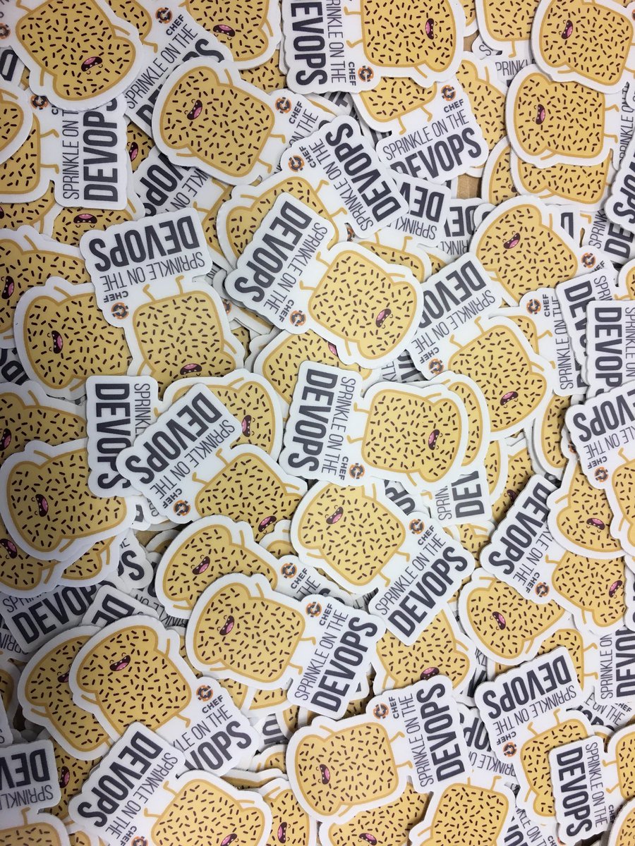 sj_richards's tweet photo. Very special edition stickers from @chef for @devopsams #hagelslag https://t.co/5khYetRdey