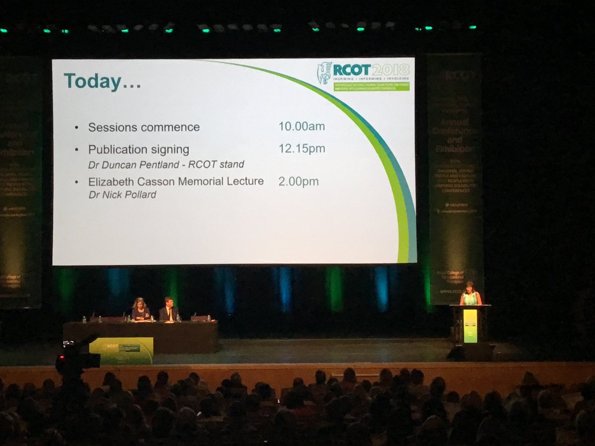LeahGreenOT's tweet photo. Day 2. #RCOT18. #RCOT_Mental Health https://t.co/A3Wkrfrvre