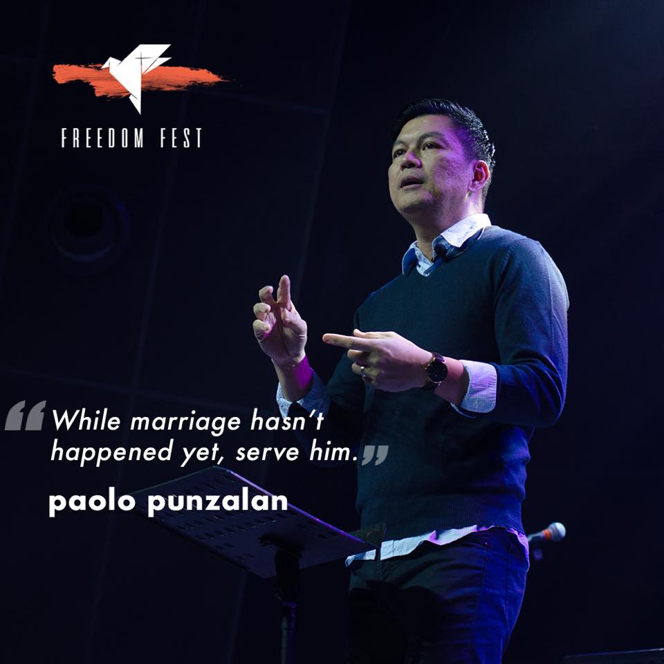 freedomfestph's tweet photo. Pastor Paolo talks about freedom from the world’s view of relationships. #FreedomFest2018 #freedomfestph https://t.co/cB5i0IUPV4