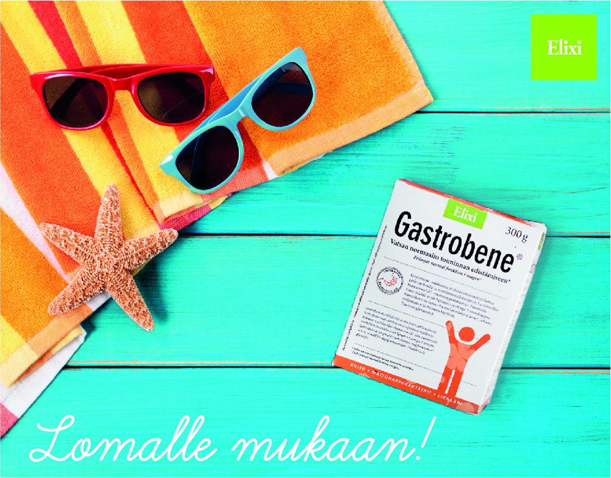 ElixiOil's tweet photo. Kesä on ihmisen parasta aikaa! ☀️ Lomailet sitten kotikulmilla tai paahteessa ulkomailla, muista pitää huolta vatsastasi!

#gastrobene #elixi #elixioil #loma #vatsa #pellava #maitohappobakteereja https://t.co/YIJRWwRjW8