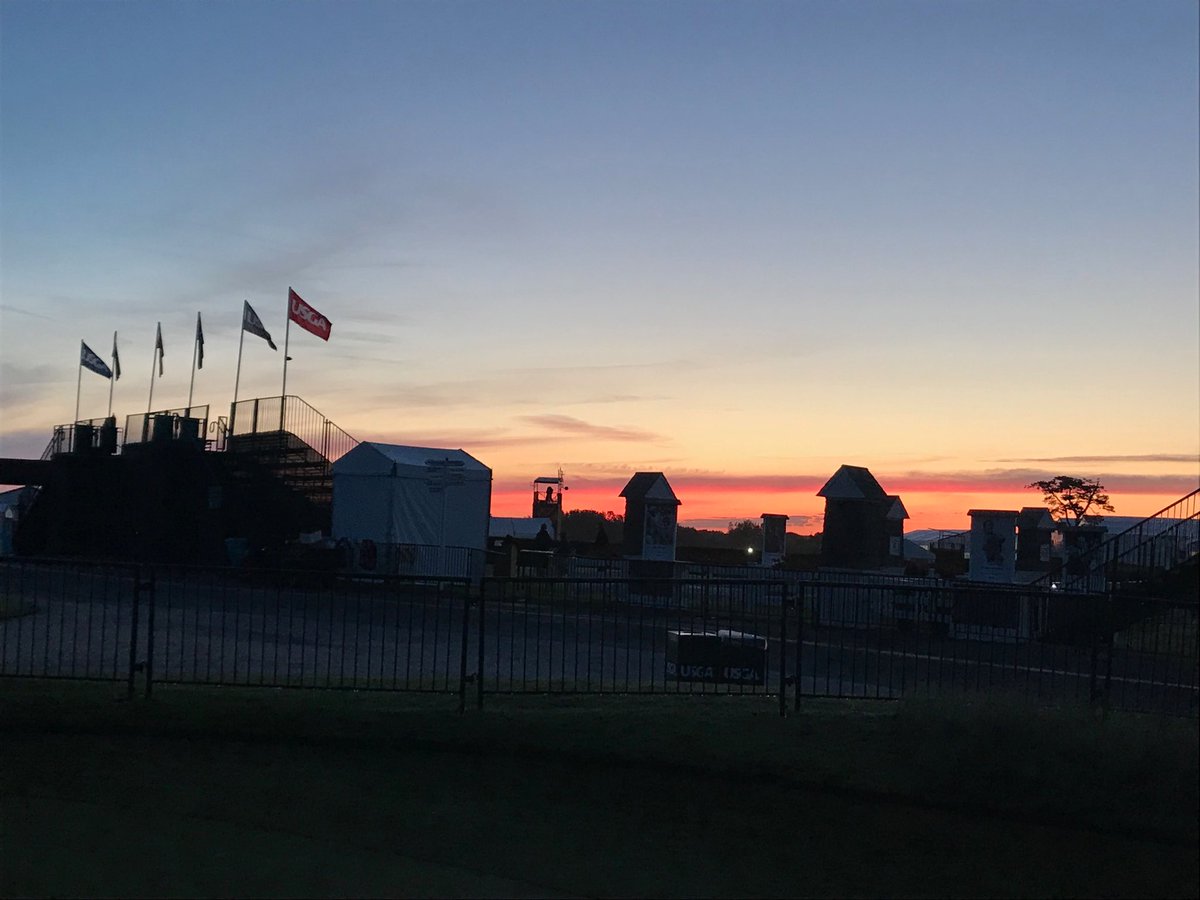 Another beautiful start to the day at the #USOpen