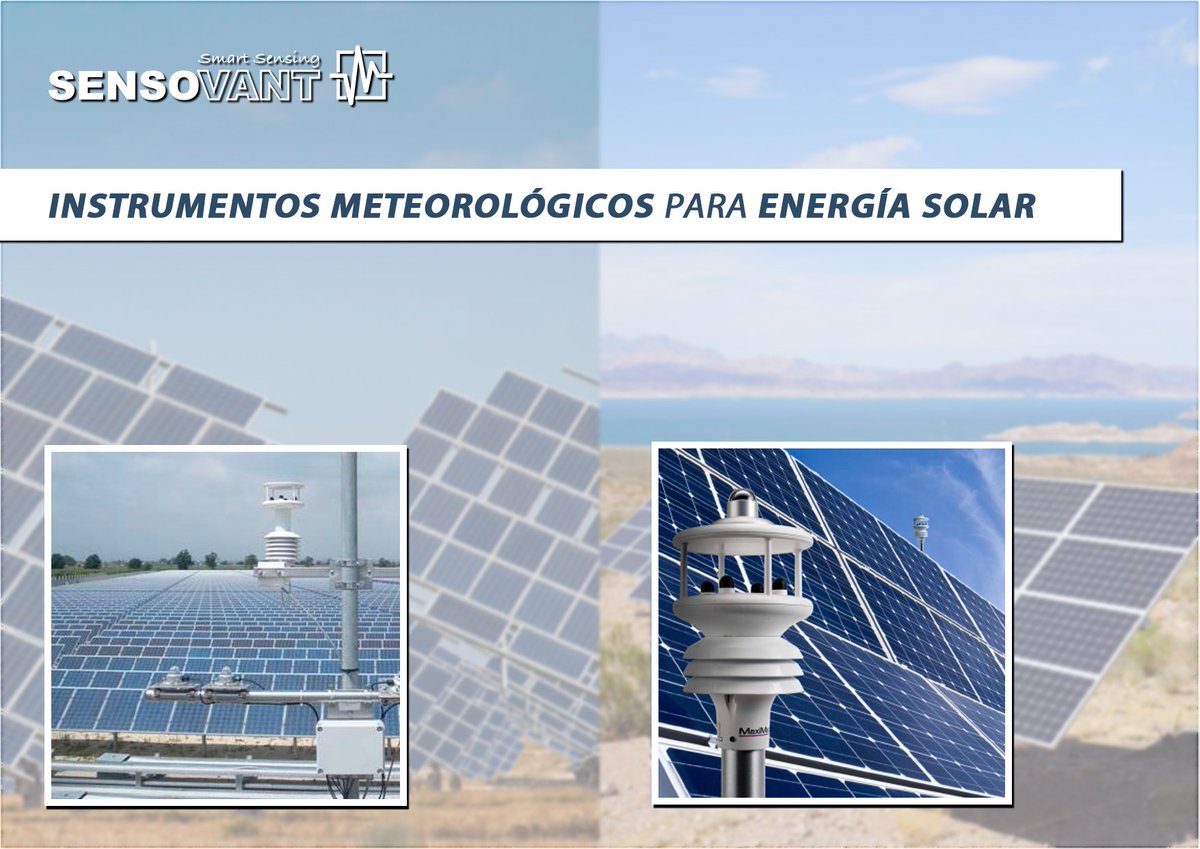 SENSOVANT incluye instrumentos meteorológicos adecuados para la industria solar. Así obtenemos estadísticas clave para mejorar la disponibilidad, rendimiento y rentabilidad de sus activos

+ información PDF:
goo.gl/42hRTB

+ información web:
goo.gl/bCjsWu