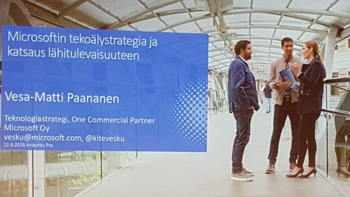 SaranenC's tweet image. Lounaan jälkeen #AnalyticsPro koulutuspäivä jatkuu tällaisella helmellä! @MicrosoftSuomi @kitevesku