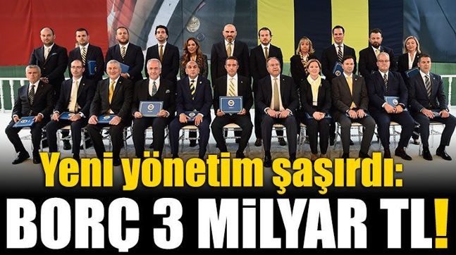 Fenerbahçe'nin Borcu 3 Milyar Tl Olduğü Ortaya Çıktı Bu Borcu Yapikredi Bankasına Aktardığı Söyleniyor.