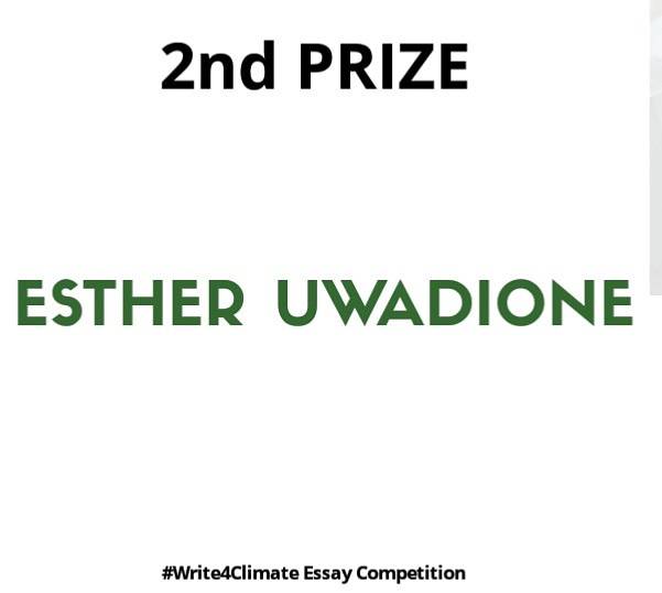 enercate's tweet photo. Esther Uwadione is a brilliant 16 year old and second place winner of the #Write4Climate Essay competition. She is reading #Leadingchange by educating her school about climate change and recycling. She will also be receiving one month membership. #YoungPeopleLeadingChange https://t.co/iIPSAD9T1W