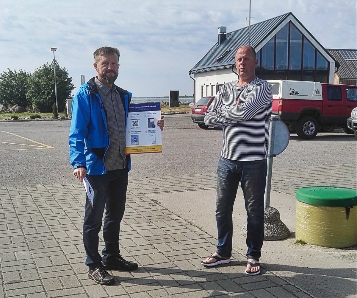 marinaahoy's tweet photo. Jaanus Jürivete, the long-time #harbourmaster of #Kihnu knows what #sailors expect from a #harbour. He sees that the #mobile #self-service of @marinaahoy could be something that improves the mutual understanding between harbour and its guests. #veneily #hafen #gasthamn #marinas https://t.co/4DTatuZfBl