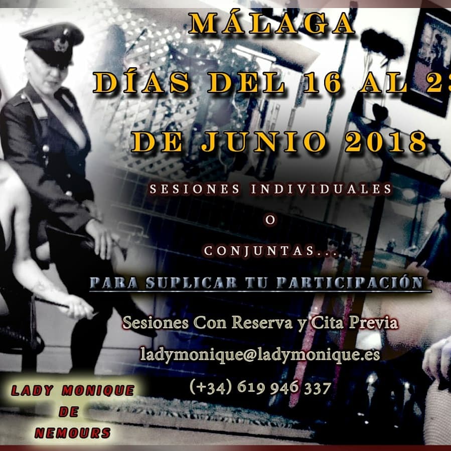 DominaCloe's tweet photo. #RT
@LadyMonique4 
@DominaCloe 
👑 Femdom👑
👑Sesion real👑
Pocas fechas!!!
👠👠
BDSM-studio
Benalmadena
Criaturas:Lenguas fuera y a servir!!!
☎️Reserva ya☎️ https://t.co/TX9J3H30Fs