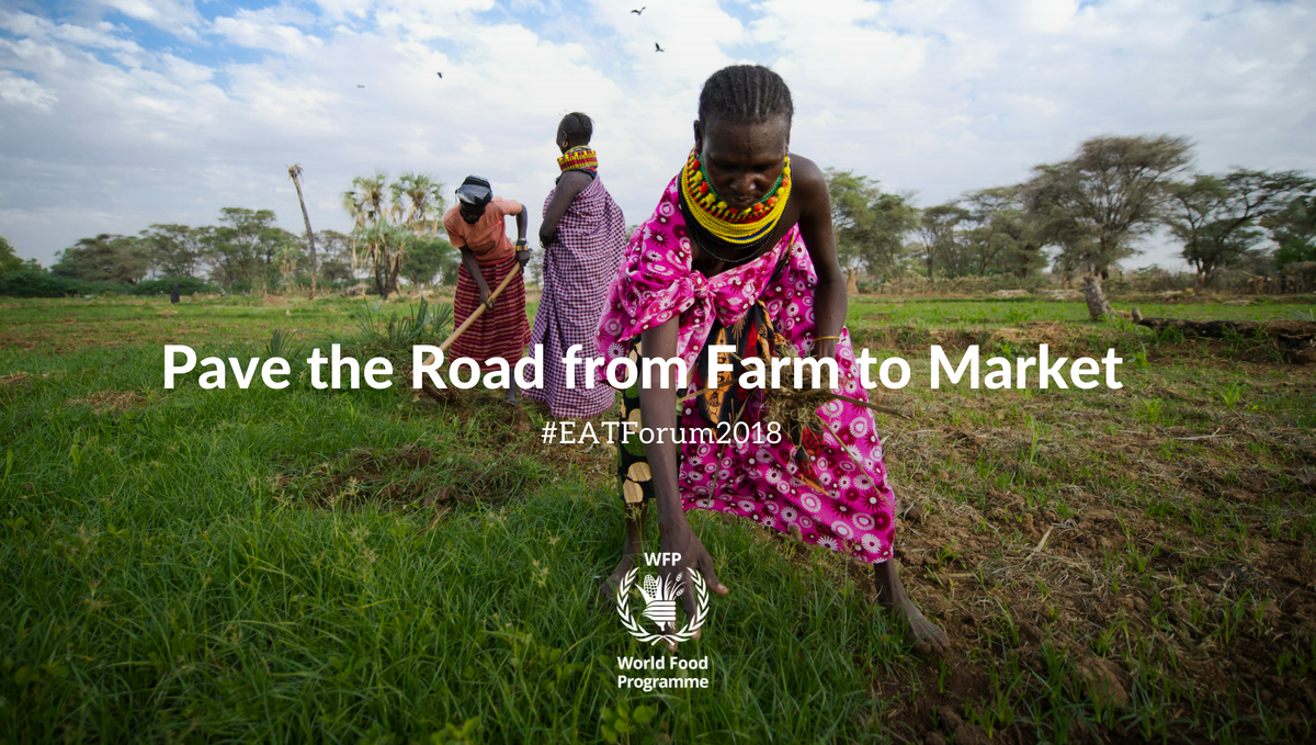 WFP invests in #smallholder farmers so that communities can lead & sustain their own fight against hunger. #EATForum18 #FoodCanFixIt