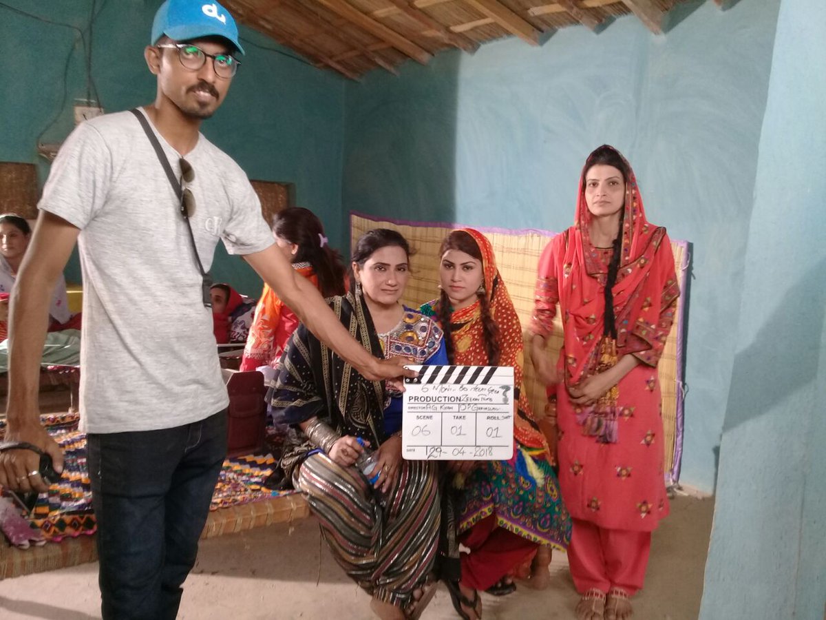 NSPSindh's tweet photo. #NSPSindh #SayByeToMalnutrition #Shooting #Recording #BTS #FirstEverSindhiFilm #Zeekay #ZeekayFilms https://t.co/KS2ZMtdaKn