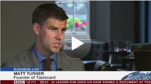 LisaEIUK's tweet photo. @tastecard Great interview on BBC news this morning! you can view the clip here: https://t.co/DTBVCzQXhe  and contact us @UseYourNews to use commercially (we're the BBC's official licensing partner) https://t.co/j7MRVqbfTo