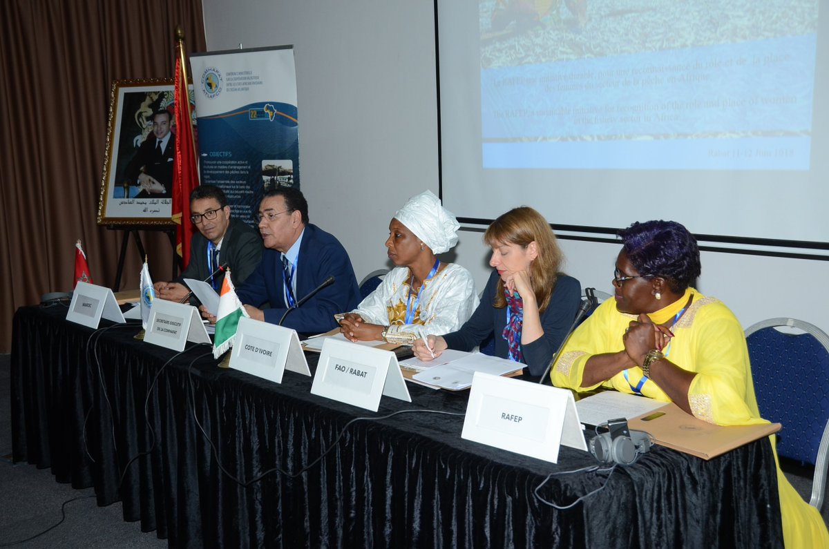 atlafco's tweet photo. Les femmes africaines de la pêche en conclave à Rabat pour renforcer leur réseau (#RAFEP) dans les pays de la région #COMHAFAT https://t.co/gBthTszoSi