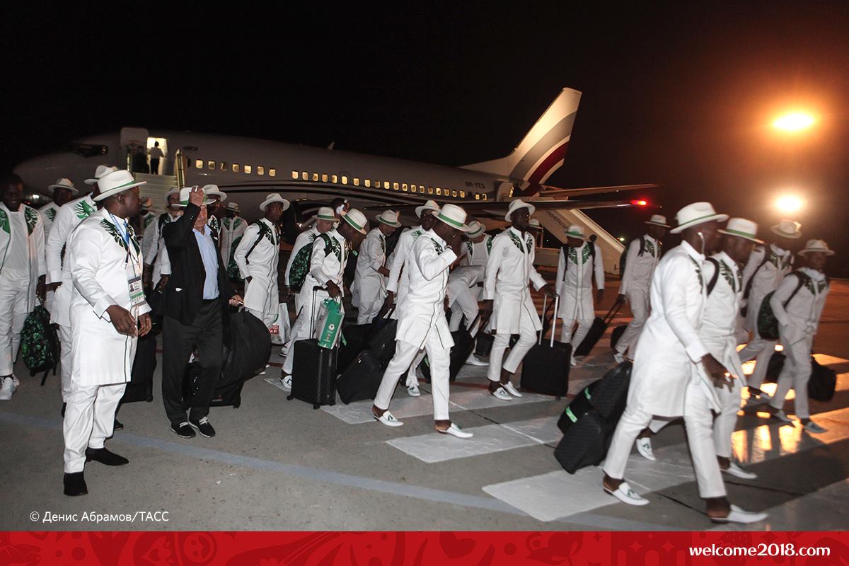 Russia's tweet image. 🇷🇺🇳🇬Welcome to #Russia, #NGA!
Nigerian national team arrived in Yessentuki ahead of @FIFAWorldCup!
The Nigerians will travel a few kilometres to the town of #Lermontov for their training. The local stadium, Beshtau, is ordinarily used by Lermontov children's sports school⚽️