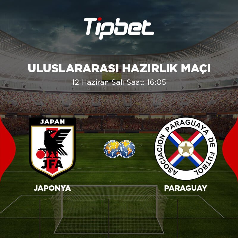 tipbet__tr's tweet photo. Dünya Kupası’nın son hazırlık maçları oynanmaya devam ediyor. Bu akşam #Japonya 🇯🇵 ile #Paraguay 🇵🇾 karşı karşıya gelecek. Bu maç, Dünya Kupası öncesi Japonların kendini test etmek için son şansı.
Detaylar  🏆🏆 https://t.co/6GhTjU3egk 
#DünyaKupası #HazırlıkMaçı #tipbet #bet https://t.co/GiPVKCoQNz