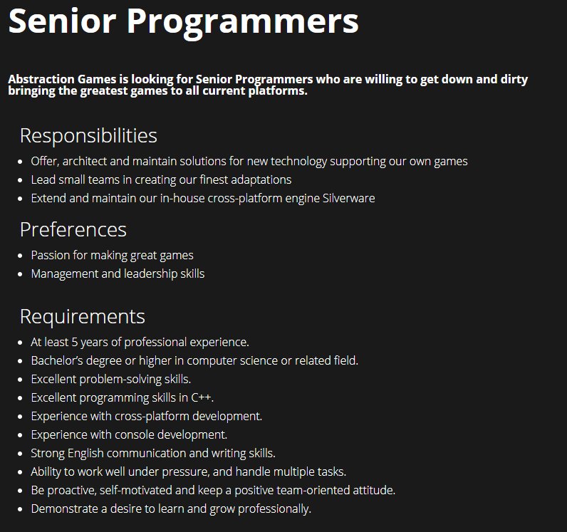 We are looking for Senior Programmers! 
I'd highly encourage candidates from diverse backgrounds to apply!
Any questions please feel free to ask. Lots of exciting things in the pipeline :D 
#gamedev #indiedev #Games #consolegames #unrealdev #videogames #gamedevjobs