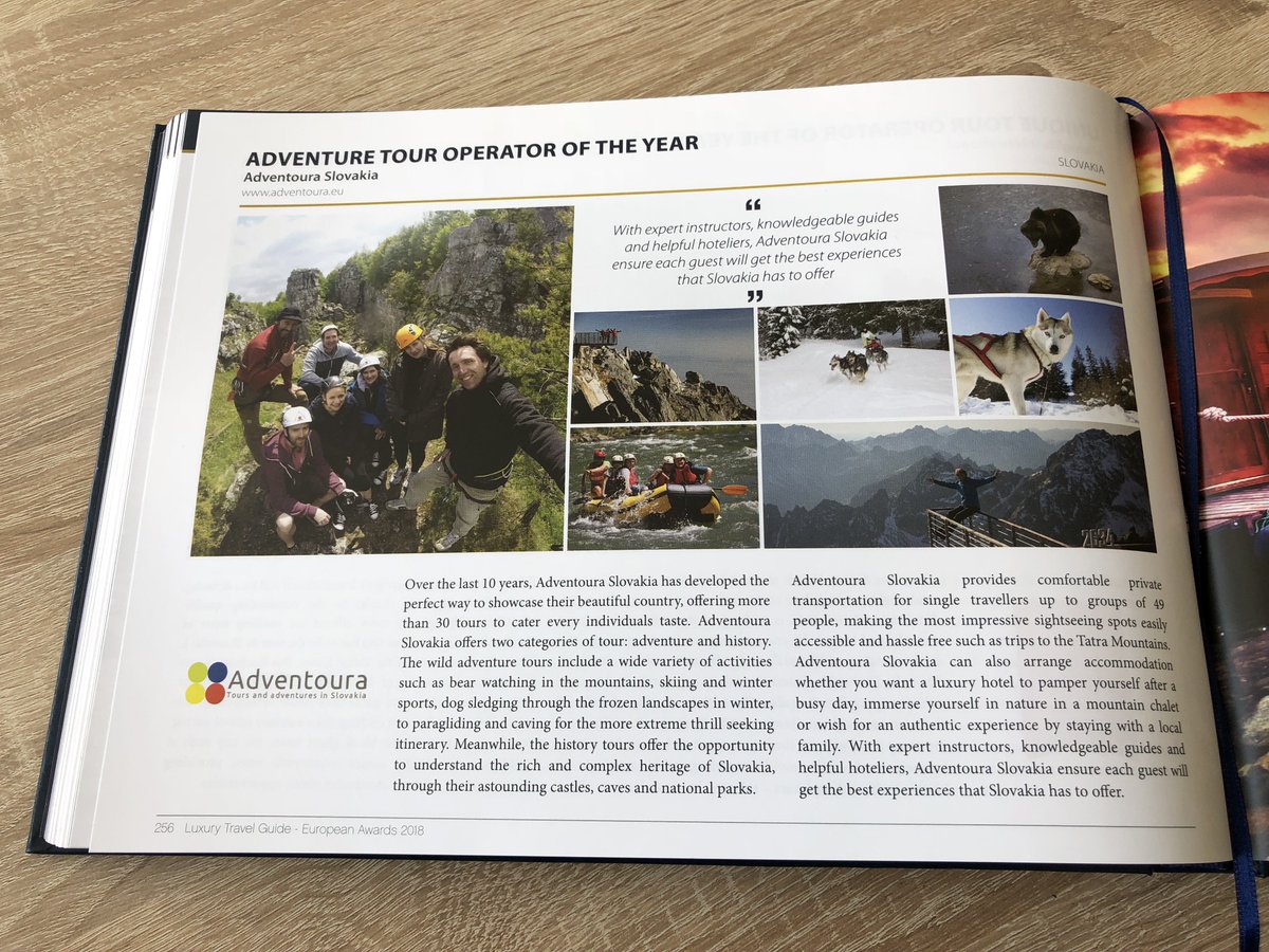 adventoura's tweet photo. Thanks to @LuxuryTravGuide for price I just received! 
Special thanks to judges @_SGEi @TravelBestBets @antoniocphoto  @MarianelaTV #MarkNatale #SnorreStinessen #JSPT
Have a great summer!
#slovakia
#ttot
#luxury
#travel
#adventure https://t.co/fVeqNEIKQW