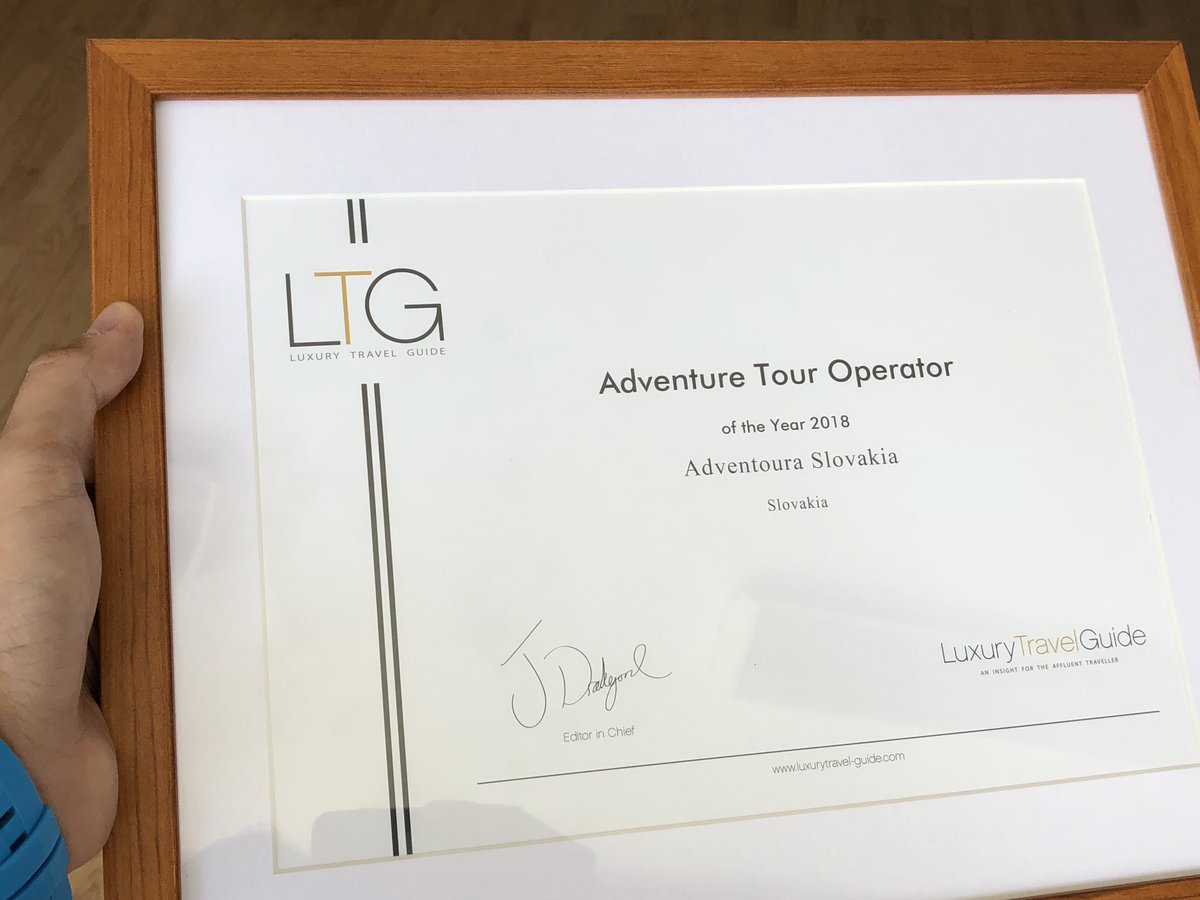 adventoura's tweet photo. Thanks to @LuxuryTravGuide for price I just received! 
Special thanks to judges @_SGEi @TravelBestBets @antoniocphoto  @MarianelaTV #MarkNatale #SnorreStinessen #JSPT
Have a great summer!
#slovakia
#ttot
#luxury
#travel
#adventure https://t.co/fVeqNEIKQW