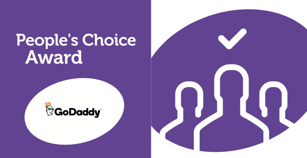 AppsforGood's tweet photo. Who will you pick to be the @GoDaddyUK People's Choice Award winner??
Place your vote now! 🗳️🎖️https://t.co/PvtLDtcWbl https://t.co/v4VXTysqPk