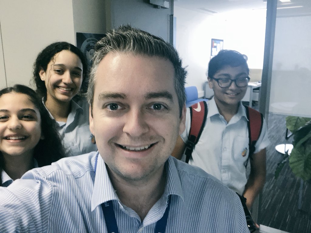 RCunningham82's tweet photo. I had the pleasure of working with our MYP students for their wonderful #smiles4zayed campaign @GIS_Gems - I spend my days with IBDP students so it was a nice change to speak with some of our Middle School kids #WeRGIS #Smilesallround https://t.co/H0IYi39XW6