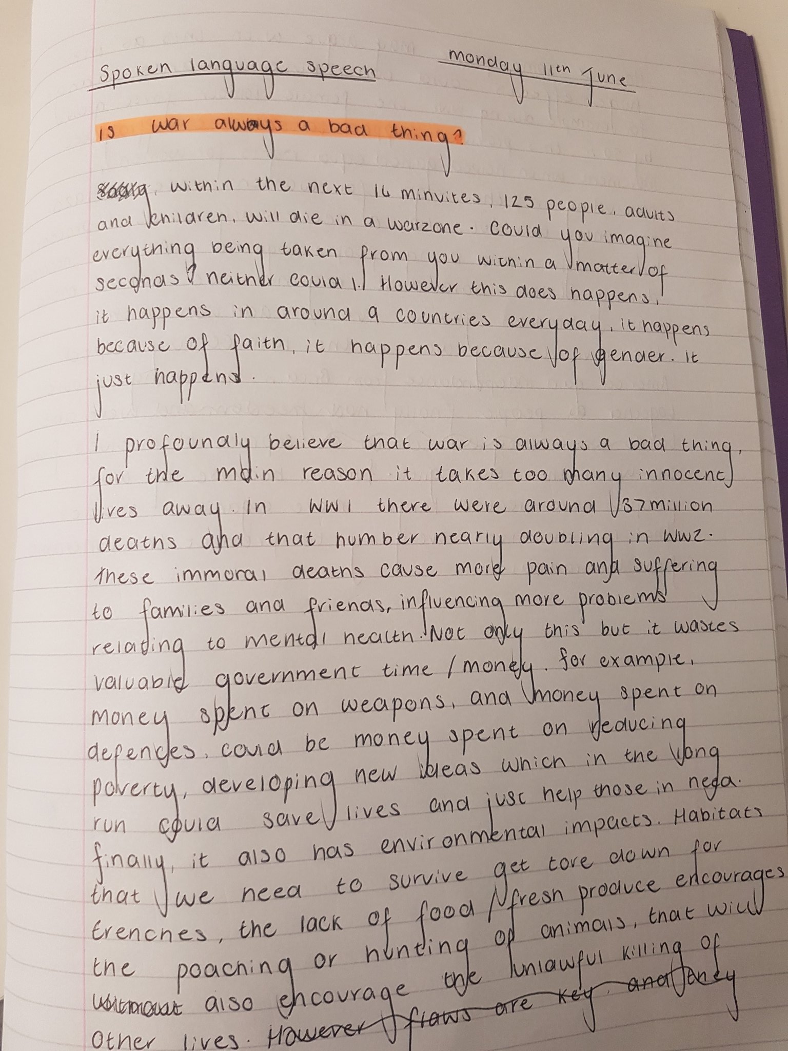 English Dhc Examples Of Y10 Spoken Language Prep Spokenlanguage Gcse English Dykehouse English Dhc Examples Of Y10 Spoken Language Prep Spokenlanguage Gcse English Dykehouse