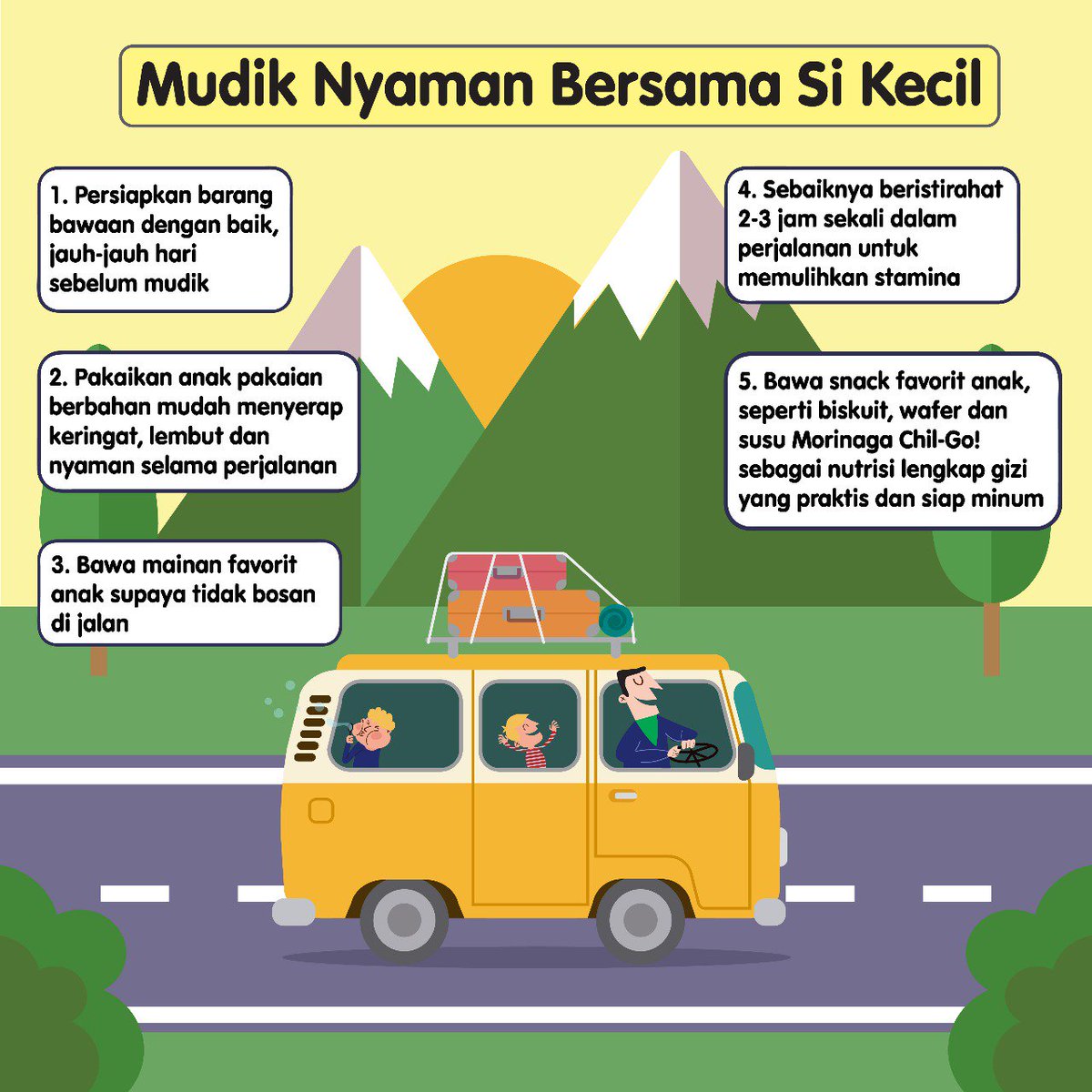 KALCare's tweet image. Musim mudik Lebaran segera tiba. Apa saja persiapan yang perlu dilakukan untuk mengajak Si Kecil mudik ke kampung halaman? Yuk ikuti tips berikut!

Tahun ini mudik ke daerah mana, Fams? :) #RamadanVibes #EidMubarak #TipsMudik #Mudik2018 #1439H