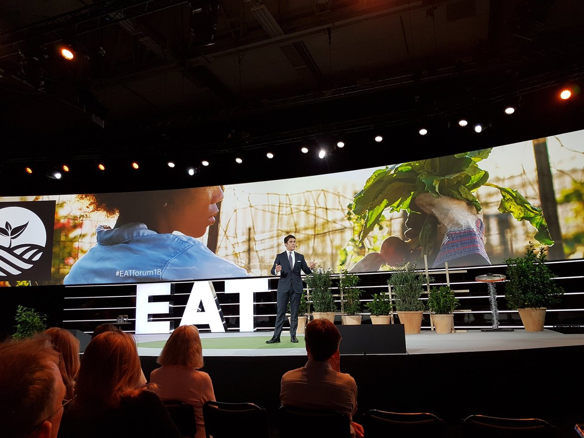 Food is a unifier of the world. Everyone enjoys sitting down at a table with friends and family and enjoy good food! Lets produce that food in a sustainable way.
#EATForum18 #foodcanfixit #EATforum2018