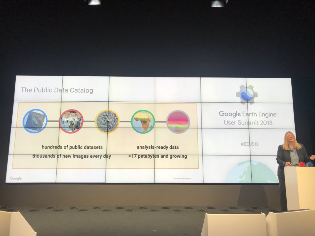 katefickas's tweet image. With global pixel level #metadata and #AnalysisReadyData, there are 17 petabytes of endless earth observation possibilities!! #eeus18 @rebeccatmoore