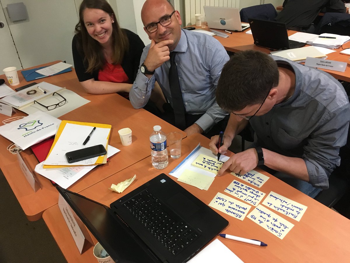 georchestra's tweet photo. #geOcom2018 ça travaille pour l’atelier « piloter son catalogue » #imagination https://t.co/6KQDkHXhrg