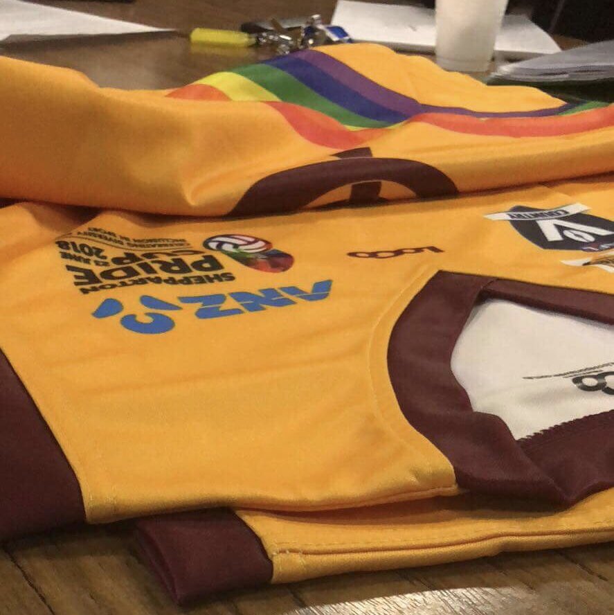 We’re on the guernsey! The inaugural Goulburn Valley League’s Pride Cup supported by ANZ Shepparton v Mooroopna Saturday 23 June. All welcome. Game on #proudlygrowingregional #diversity