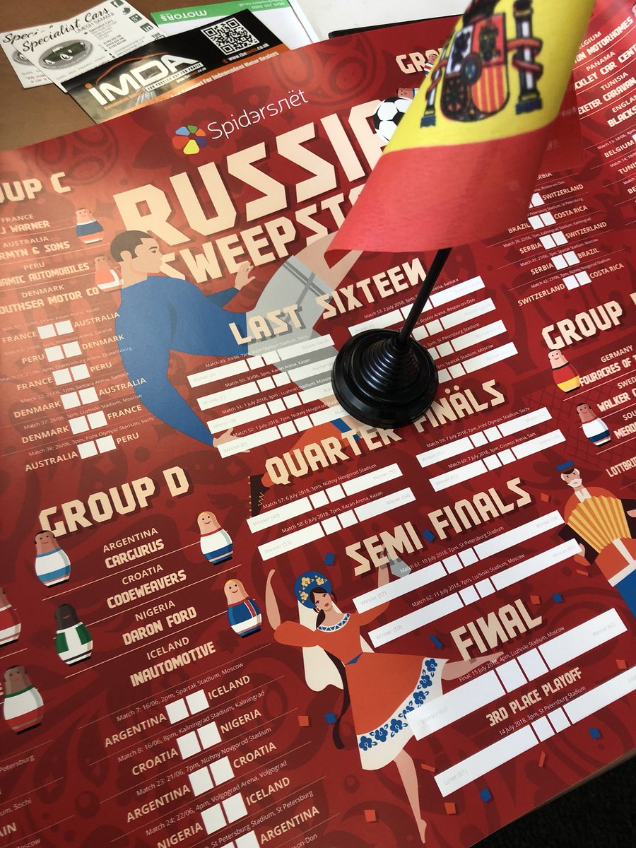 specialistcars1's tweet photo. @spidersnetUK look what’s just arrived #football #WorldCup #WorldCup2018 https://t.co/6i48KsN4Vn