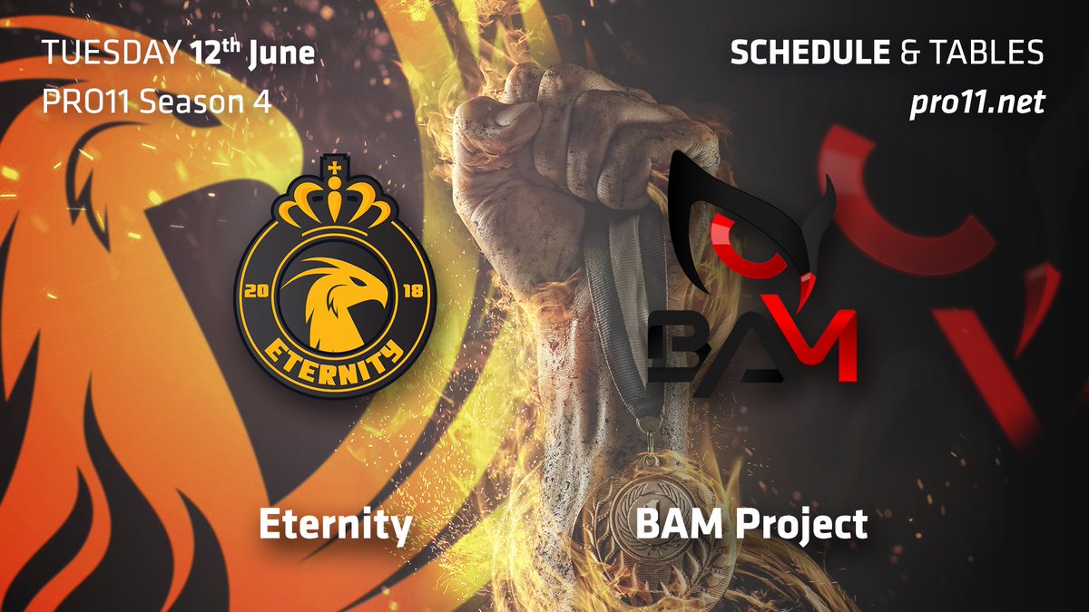 Eternity_FIFA's tweet photo. ๐ Division 1 @Pro11net Day 20
๐ @BAM__Project
๐
12/06/2018
โฐ 22h00
#FIFA18 #PROCLUB #CLUBPRO #ETERNITY #CPinfo #CPvideo https://t.co/UU3PHHobXn