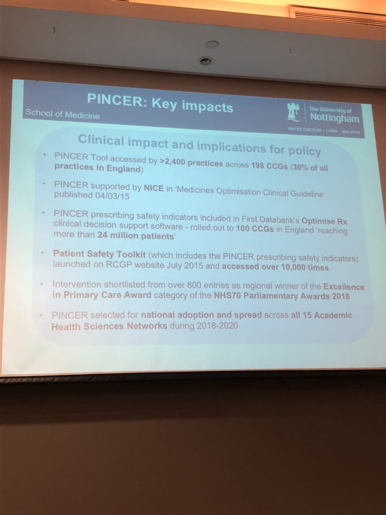 #PINCER impacts on me...

Great to end the day to celebrate success & positivity share learning! 
#GPPharmacists
#patientsafety
#medicinesafety 
#PCPAevents