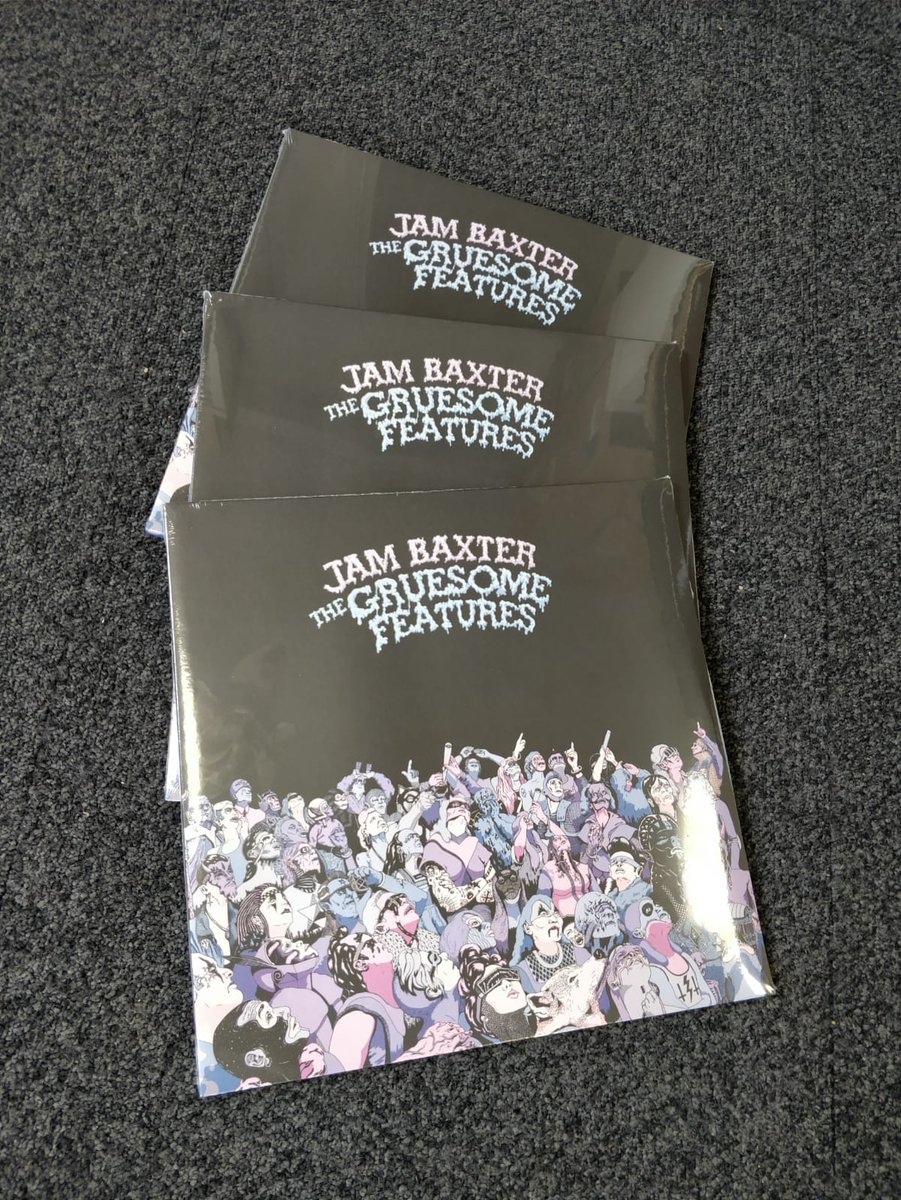HighFocusUK's tweet photo. Only 3 of these classic @ActualJamBaxter #GruesomeFeatures 2xLP remain. Get yourself a copy now before they are gone forever! https://t.co/KFoM0oDRvc https://t.co/MkxtzxdSC0