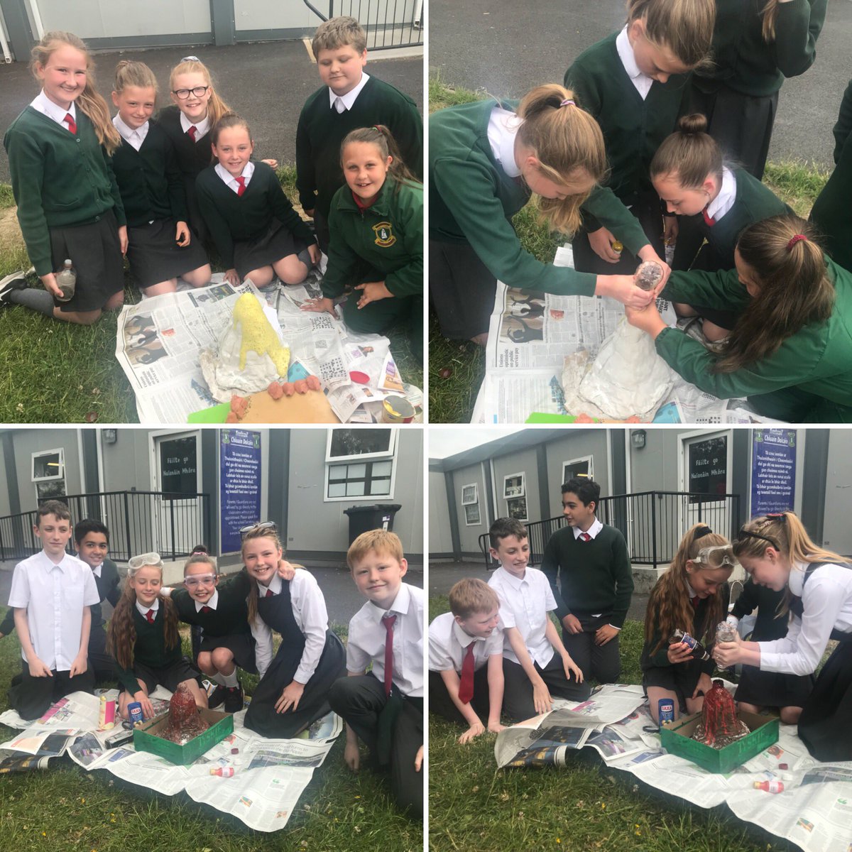 gaelscoilcd's tweet photo. Bolcáin ag pléascadh 🌋🌋🌋 tionscadáil iontach déanta ag Rang a 5 #volcano #volcanoproject #eruption #bolcáin https://t.co/c4bms3JLw9