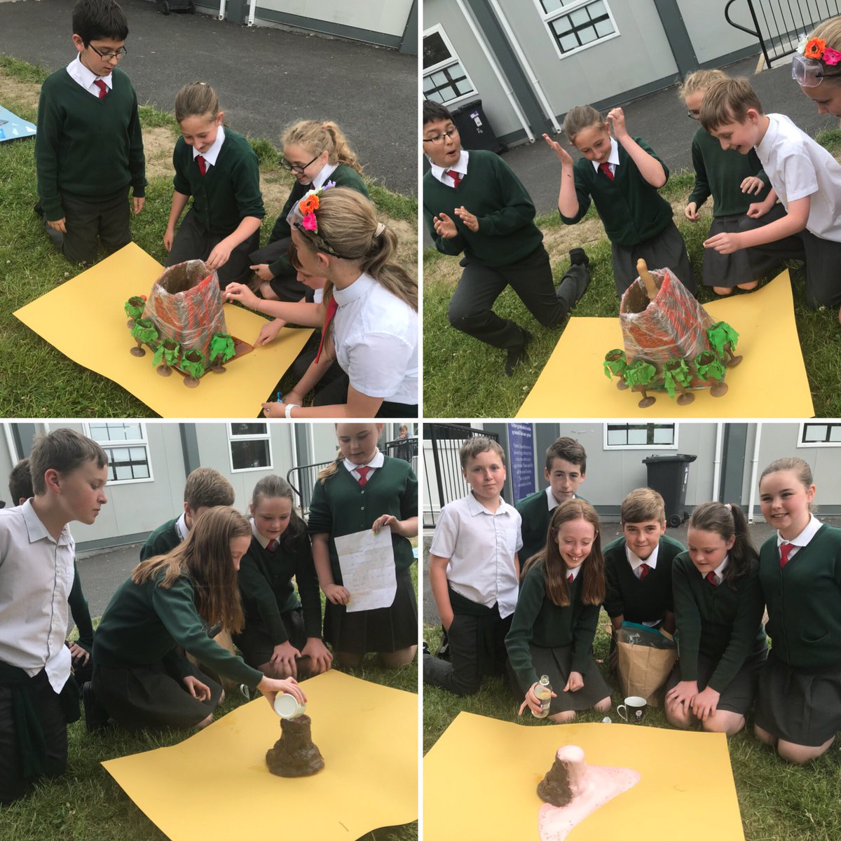 gaelscoilcd's tweet photo. Bolcáin ag pléascadh 🌋🌋🌋 tionscadáil iontach déanta ag Rang a 5 #volcano #volcanoproject #eruption #bolcáin https://t.co/c4bms3JLw9