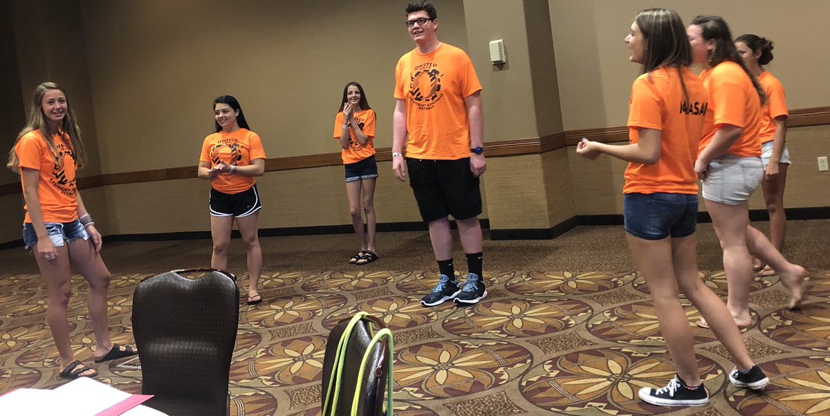 Student Council Retreat Day 2 is hoppin’!  #Kalahari #WorkFirstThenPlay #StudentLeaders <a href="/Onsted_Schools/">Onsted Schools</a>