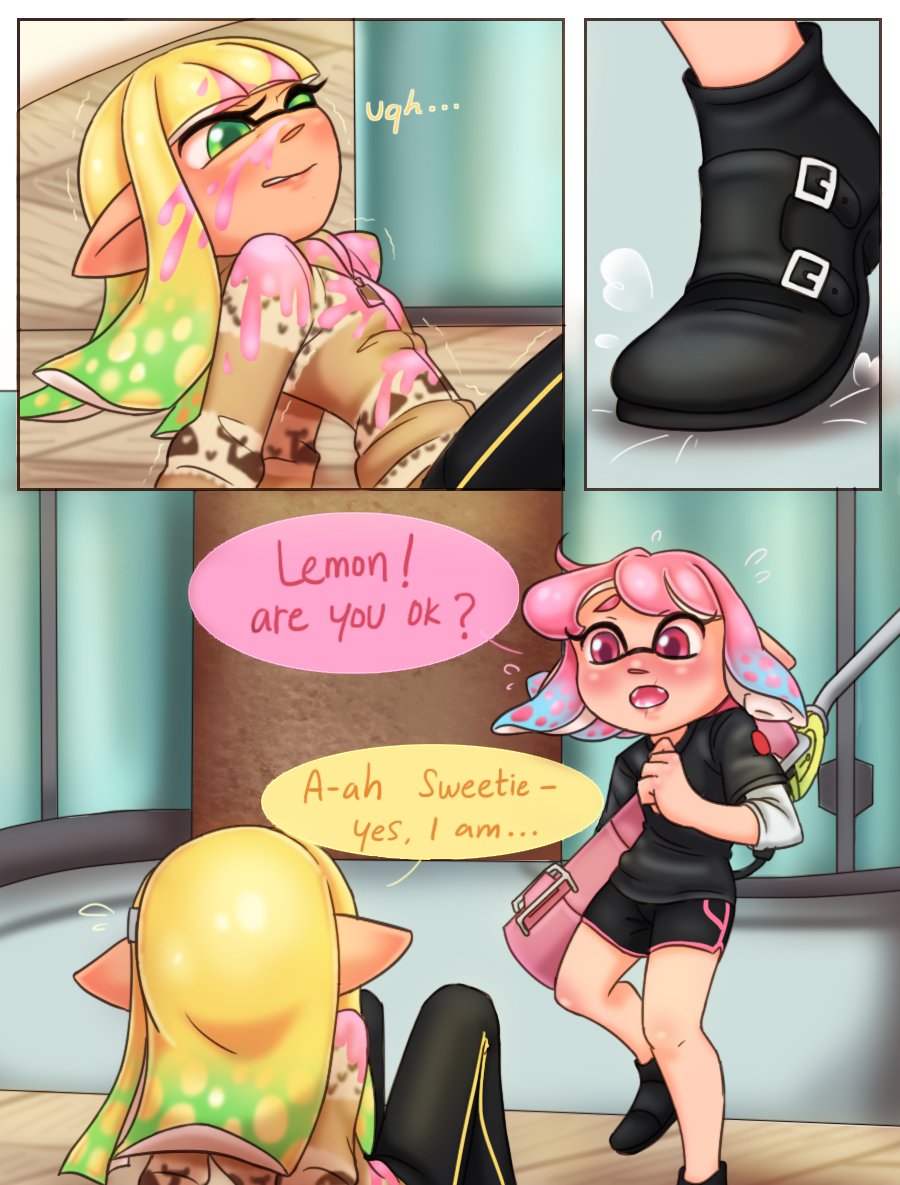 A short comic situated after the previous art of Lemontea and Taemun at odds with each other. Lemontea had always made Bubblegum avoid Tae and not speak about her, but it looks like Bbg secretly knows something