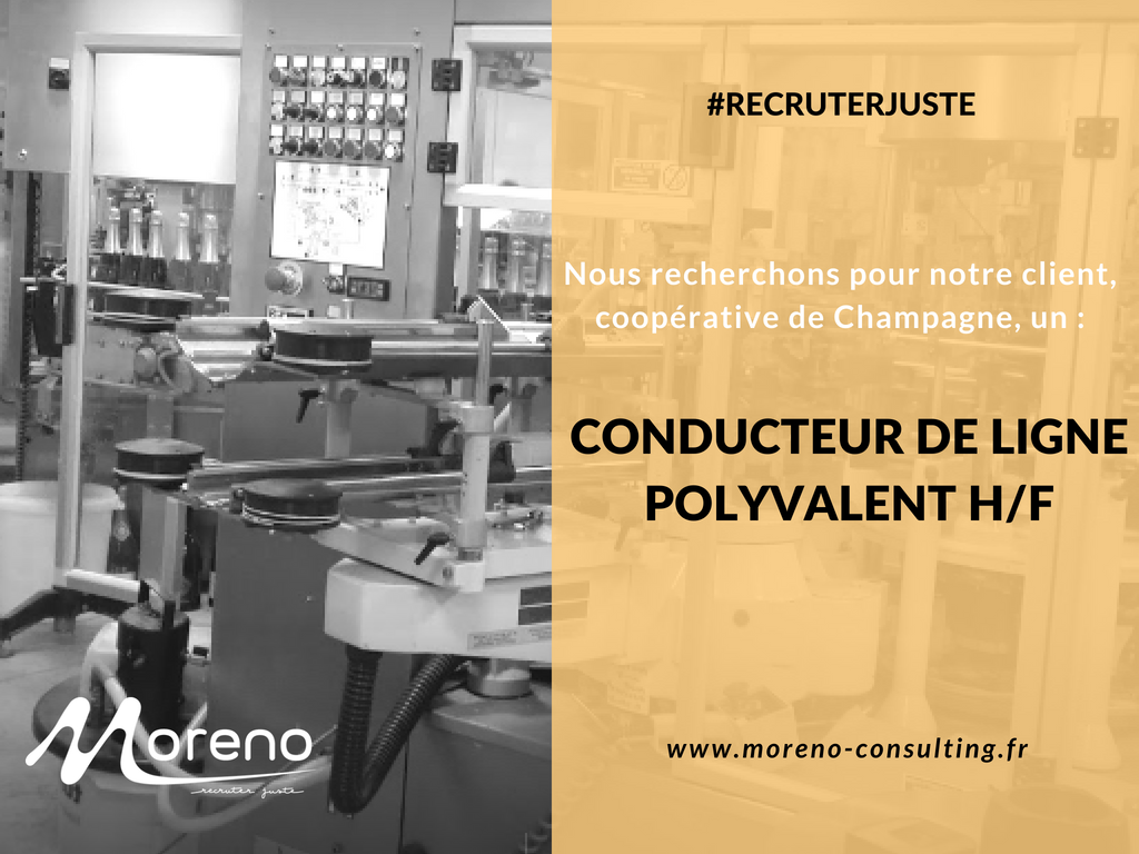 MorenoConsultin's tweet photo. Nous recrutons pour l'un de nos clients, basé à Mailly Champagne (51), un Conducteur de ligne polyvalent H/F.
Pour en savoir plus et postuler c'est ici : https://t.co/fDtimPFgkU
#recrutement #Champagne #CDI #Marne #recruterjuste https://t.co/2WTqUZGYxb