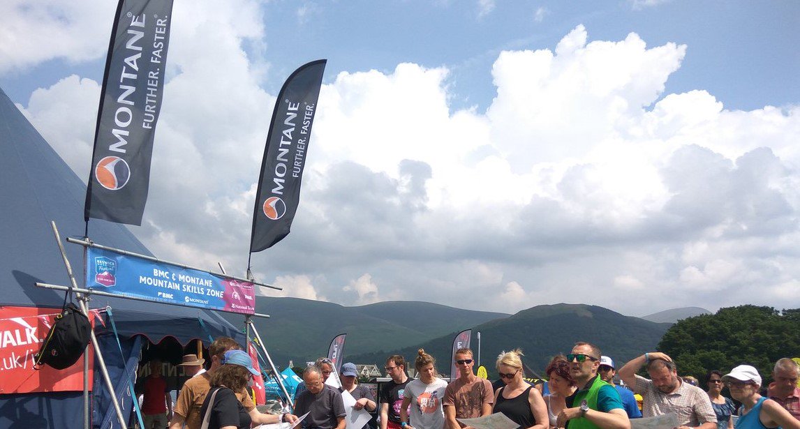 MontaneOfficial's tweet photo. Well. We have just about recovered from the #KMF18 excitement - thank you to @KeswickFestival for an amazingly well put together weekend, and our mates @Team_BMC , @MarcusScotney and @MaryAnnOchota for making the #skillszone so inspiring and enjoyable! https://t.co/zboxyu6WtL