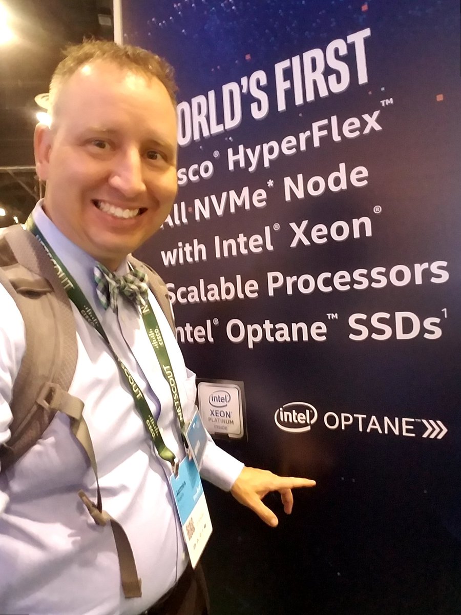 DoeboizMyers's tweet photo. Did you find me yet?  I have an #Optane SSD to give away.  Just say Hi! @IntelStorage https://t.co/AMwmQ5S0rs