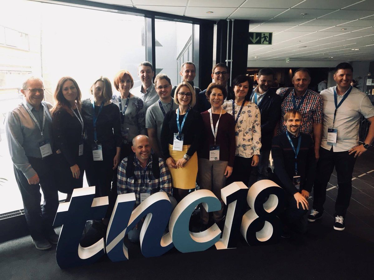 LITNETlt's tweet photo. #LITNET crew at #TNC18
Intelligent networks, cool edges? https://t.co/Gpbgiroe1f