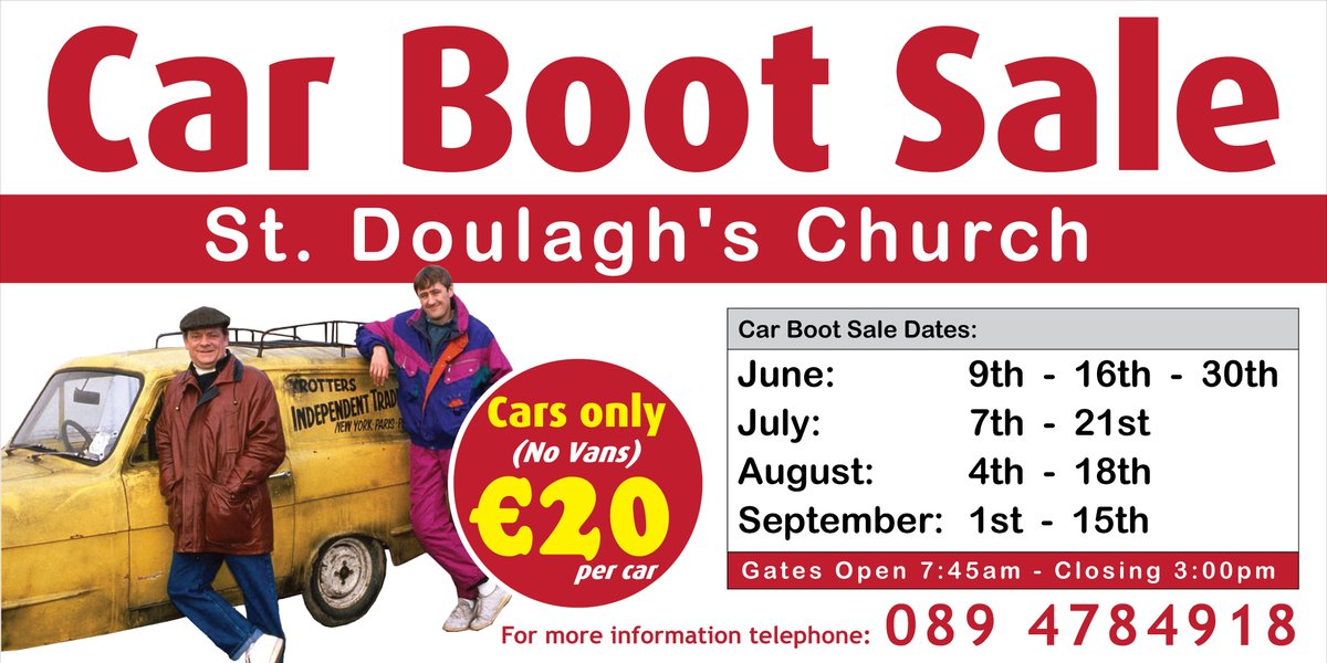St_AndrewsCOI's tweet photo. Attention #carboot sale in @StDoulaghs details below ! #Malahide #Carboothsale #summer2018 https://t.co/DergqwYSNN