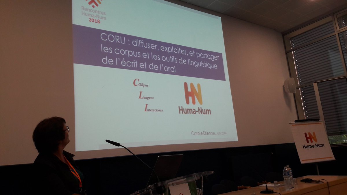 AJoffres's tweet photo. #RHN2018 2nd consortia session with #CORLI linguistic consortium @Huma_Num @CLARINERIC @CNRS #caroleetienne #ortolang https://t.co/jMfijF4nT2